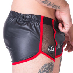 Sparta's Harness Short Man Noir-Rouge